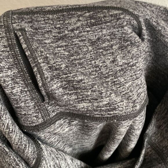 Lululemon Wunder Under Luon Heathered Black Hi-Rise 28” Tight Leggings Sz 8 - Picture 7 of 9